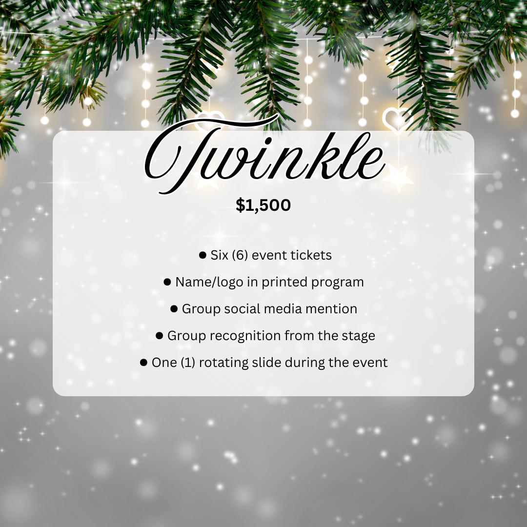 Twinkle Sponsor - Be Seen! Gala