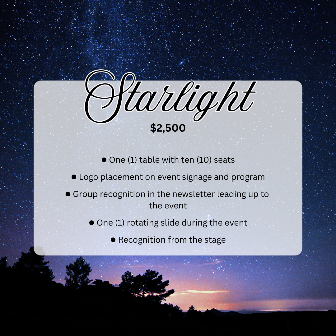 Starlight Sponsor - Be Seen! Gala