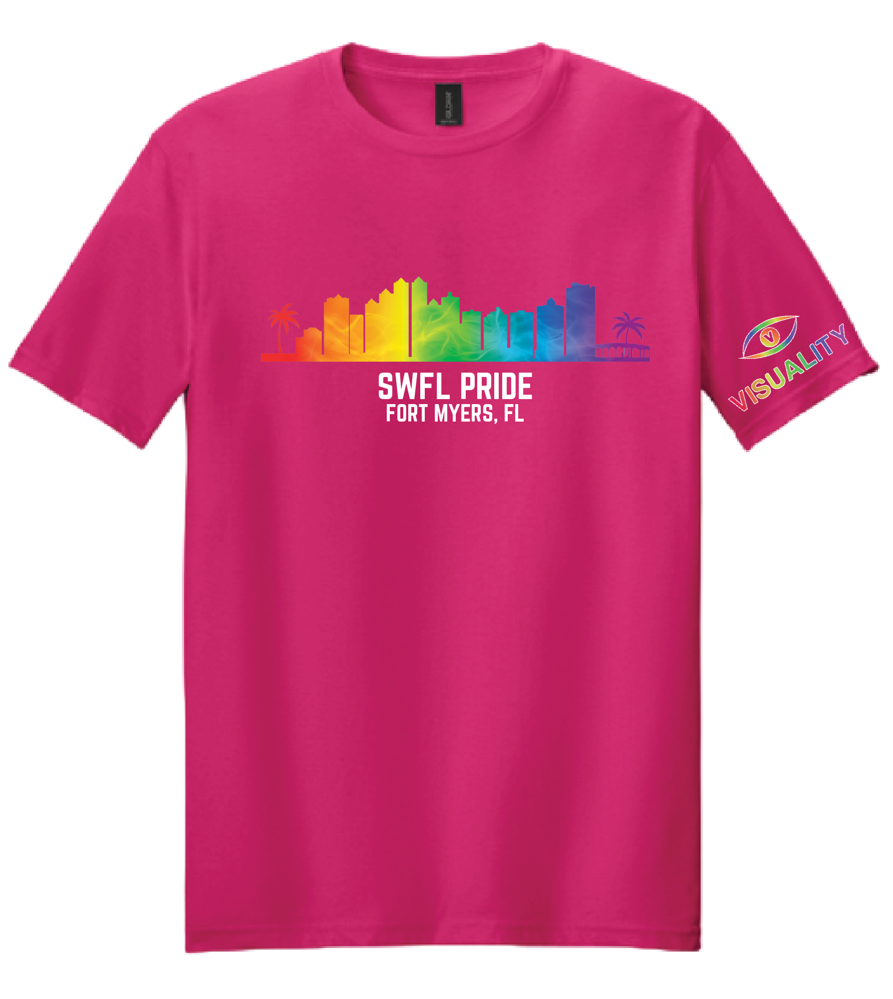 2026 SWFL Pride Festival Heliconia Cotton Tee