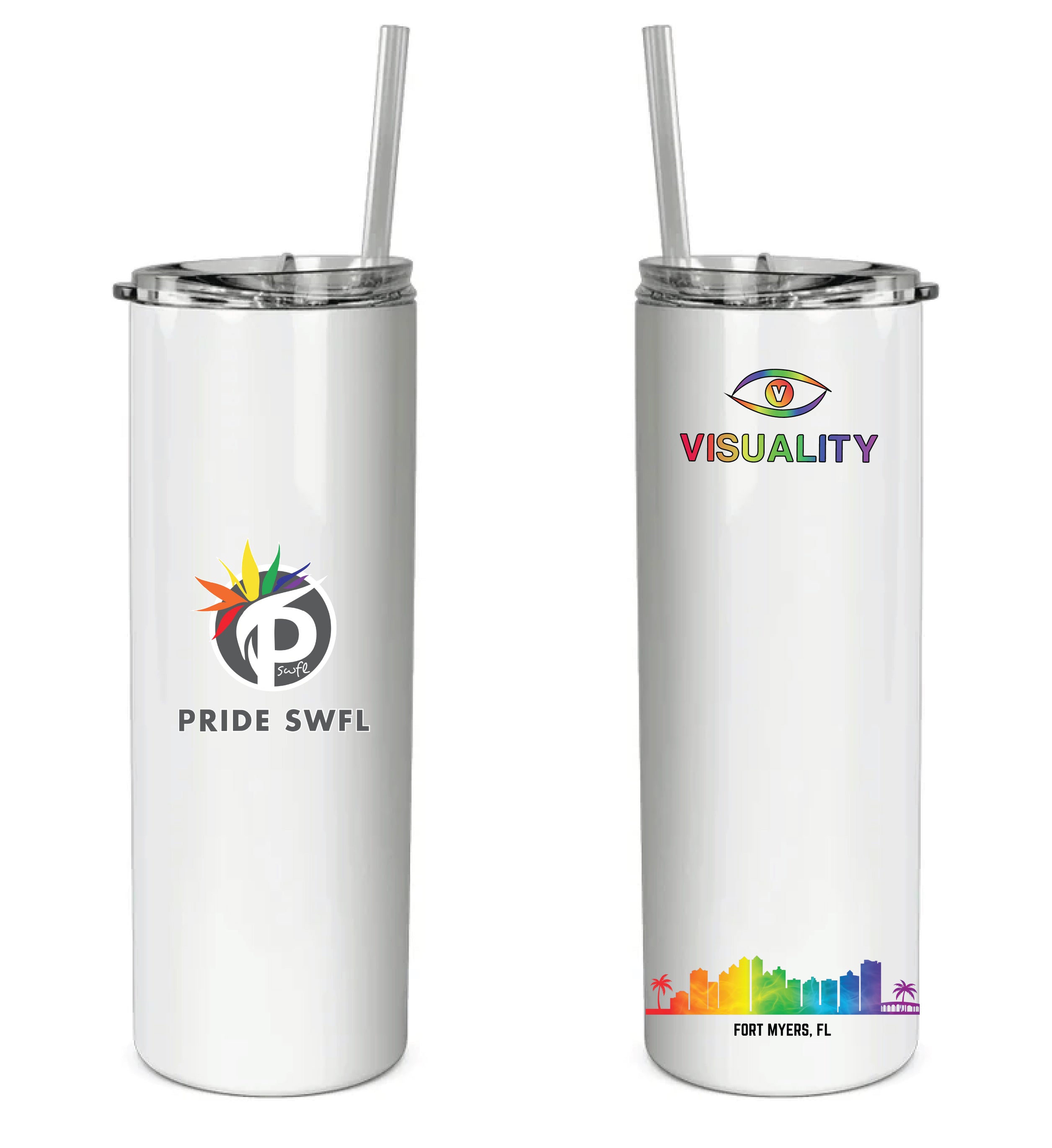 SWFL Pride x Visuality Tumbler